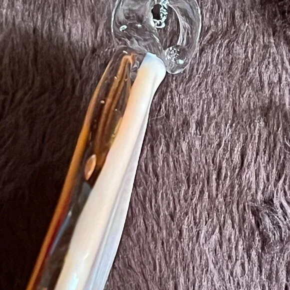 Lampwork & Dichroic Glass Pendant - Picture 4 of 8